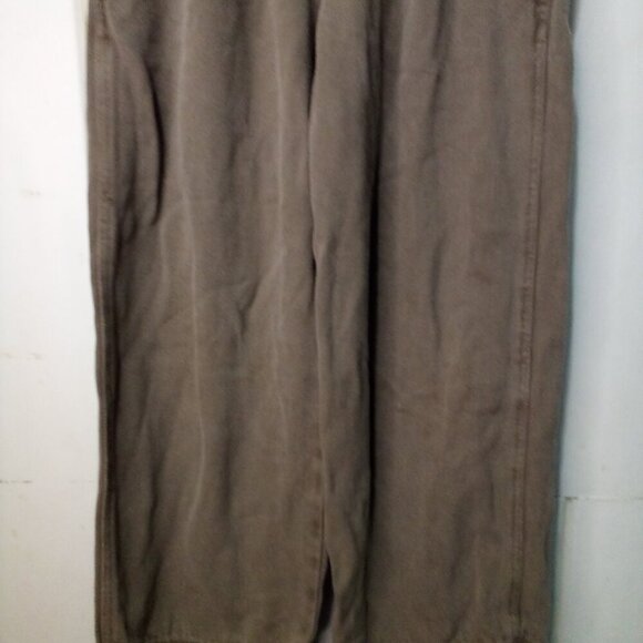 Zara Pants Girls 9 (134) Casual Elastic Drawstring Straight Brown - Picture 6 of 16